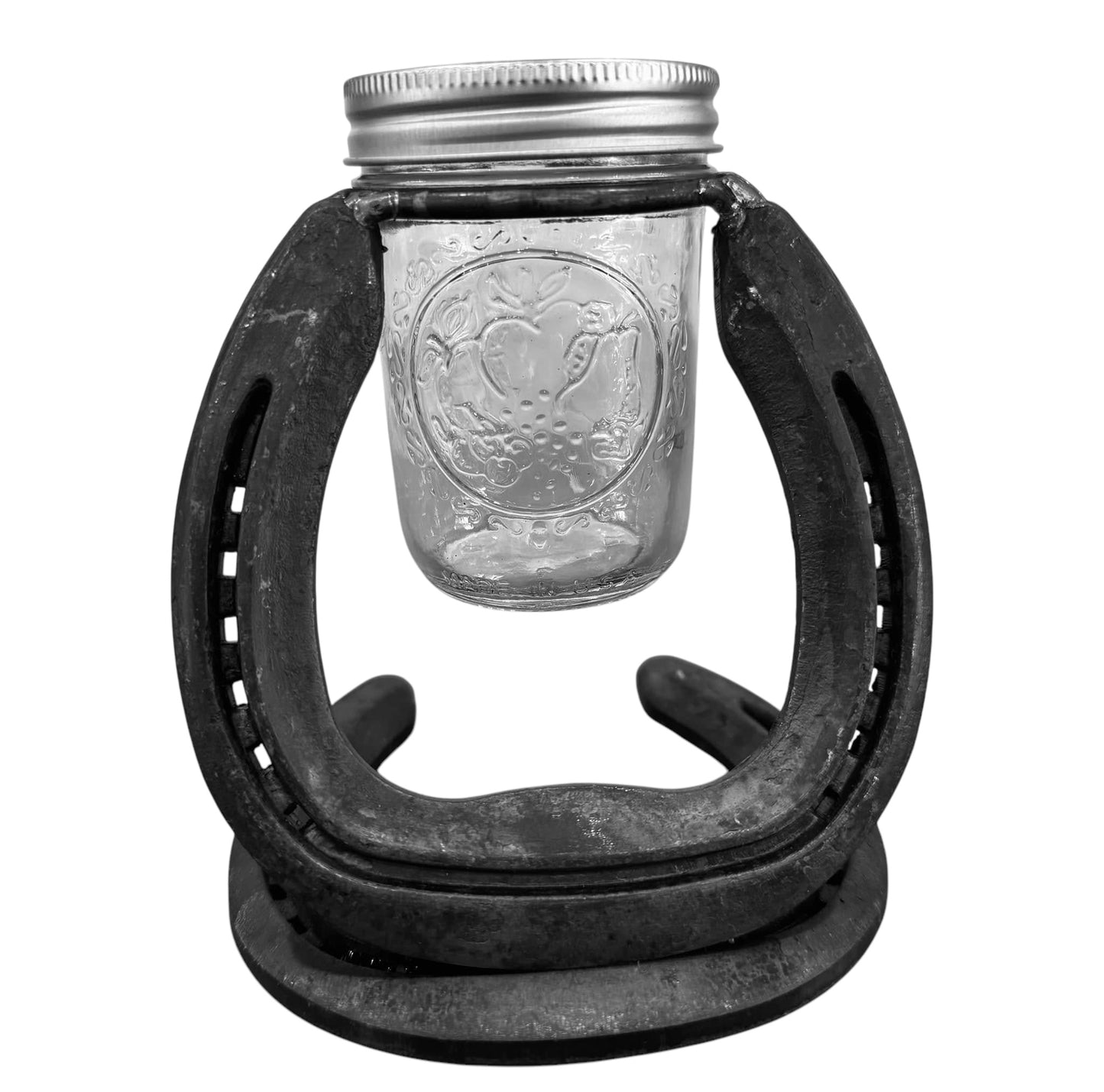 Horseshoe Candle Holder (Mason Jar)