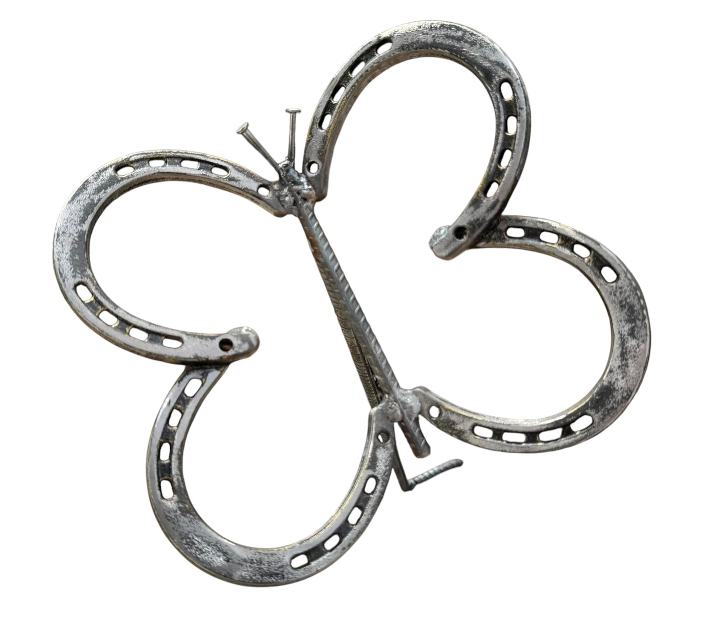 Horseshoe Butterfly Yard Art