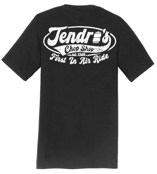 Jendro's Black T-Shirt (White Logo)