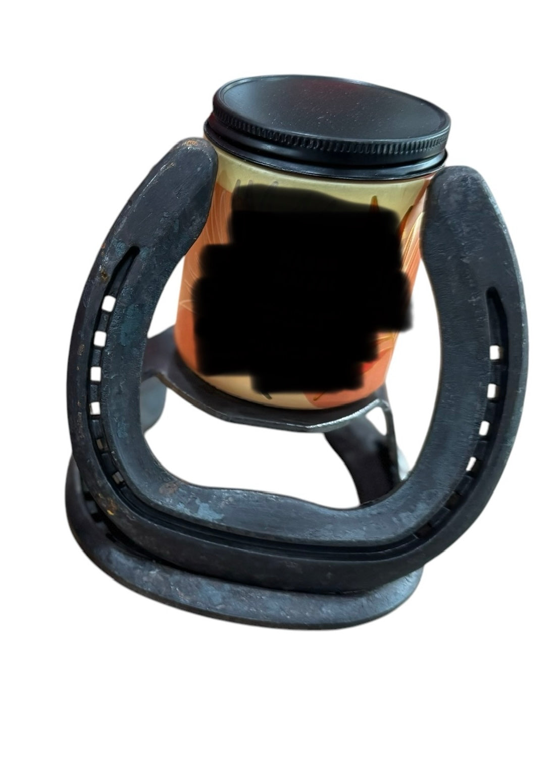 Horseshoe Candle Holder